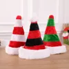 Chapéus listrados do Natal dos chapéus do Feliz Natal para adultos e crianças Decoração do Xmas Presentes de Ano Novo Fontes da festa da casa 3 estilos