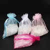 Gift Wrap 50pcsbag 7x9 Cm Organza Bags Jewelery Small Pouches Wedding Party Decoration Drawable Packaging 5zWP0015013104260
