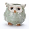 Cartoon Owl-Shaped Flower Pots Succulents Plants Flowerpot Ceramic Mini Home Accessories Garden Office Owl Flowerpot Decoration BH2356 ZX