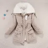 Sıcak Moda 2018 Kış Ceket Kadınlar 9 Renkler Kapüşonlu Pamuk-Yastıklı Aşağı Ceket Uzun Kadın Ceket Ceket Ince Sıcak Kış Dış Giyim