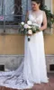 Prachtige V-hals Trouwjurken Kant Applique Sweep Trein Boho 2020 Nieuwste Custom Made Beach Wedding Bridal Jurk Vestido de Novia