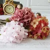 Wedding decoration Silk hydrangea autumn vase home decoration Christmas decoration flower wall set artificial flower XD22589