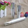 20ml 30ml perfume bottle Makeup Vacuum Lotion Pump Bottle Refillable Bright Silver Airless Cosmetic 100pcs