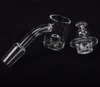 Core Reactor Banger with Spinning carb cap Domeless nail Quartz banger 10mm 14mm Male Female 45 90 Degree for dab bong