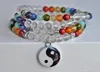Sn0321 Yin Yang Chakra Mala Armband Halsband Balans Chakra Meditation Mala Wrap Armband Bön Pärlor Yoga Buddha Armband