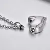 Papa Mom Pet Dog Forever in My Heart Heart Cremation Juwelen voor Ashes Keepsake Memorial Urn Ketting