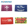 Custom Flags 3x5ft 150x90cm Digital Printed Design 100D Polyester Sports Team Hanging Advertising Outdoor Indoor8609150