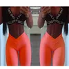 2018 V Bandage Femmes Gym Stretch Sport Taille Haute Pantalon De Yoga Soulever La Hanche Fitness Sport Leggings Thigts Pantalon D'entraînement En Cours D'exécution