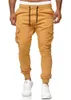 Mens sportbyxor långa byxor tracksuit gym fitness träning joggare sweatpants casual man kläder uppsättningar kläder kläder set nya