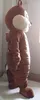 Disfraz de mascota de ardilla marrón caliente de alta calidad 2018 con ojos grandes para que lo use un adulto