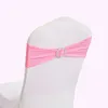 Bande de chaise élastique couvre ceintures pour fête de mariage bal avec boucle de cerceau chaises en spandex boucles de ceinture couverture fête de mariage gratuit DHL XD19896