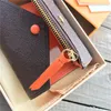 Designer portefeuille classique de haute qualité femmes porte-cartes de crédit sacs mode une variété de styles et de couleurs disponibles en gros court portefeuille sac à main avec boîte portefeuilles