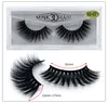 20 estilos 3D Faux Faux Cabelo Falso Eyelashes Espesso Natural Olho Falso Ilhas Maquiagem Cruzamento Tira Completa Strip Wispy Cílios