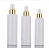 100ml 150ml 200ml bomba de spray branco recipientes de garrafas brancas, frasco de spray de plástico branco vazio para embalagens de cosméticos frete grátis