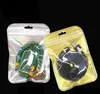 Mini sacchetto di piccole dimensioni in plastica PE oro argento sacchetto di immagazzinaggio autosigillante sacchetto di imballaggio per gioielli sacchetti richiudibili trasparenti