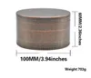 Smoke Grinder of Super Large Zinc Alloy Material with Diameter of 100mm and 4 Layers