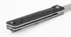 Nouvelle Arrivée Roulement À Billes Flipper Foldng Couteau 3.6 "D2 Satin Tanto Lame Noir G10 + Tôle D'acier Inoxydable Poignée EDC Couteaux
