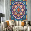 Retro Marokkaans Tapijtwerk Decoratieve Mandala Muur Opknoping Deken Indian Decor Boho Bohemian Tenture Mural
