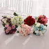 Branchlets Fake Rose Kunstbloem Hoge Kwaliteit Zijde Plastic Simulatie Bloemen Home Party Bruiloft Versier Roses 12pcs / Party Ljja3264-2