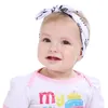 DIY gebundener Knoten Baby-Hasenohr-Haarbänder, verstellbares Baumwoll-Stirnband, Feder-Pfeil-Druck, Haarknoten, 6 Stile