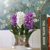 Hyazinthe mit Birne Künstliche Blume Neujahr Geburtstagsfeier Seidenblume Fotografie Requisiten für Heimtischdekoration