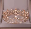 Europa och USA Full Circle Crown Crown Tiara Bridal smycken bröllop med huvudbonad4239289