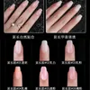 5IN1 Nail Tips Extension SET Quick Builder UV Gel 30ml 6 color nail brush file cleanser Tips Modul for create natural long tips