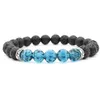 8MM Volcanic Spherical Crystal Beads Multicolored Bead Crystal Bracelet The Best Gift for Valentine's Day 12 COLORS