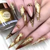 HugMee блестящие блестки для ногтей, популярная платиновая измельченная бумага Jin Cong, украшения для ногтей, украшения для дизайна ногтей, сделай сам, для салона M0024056305