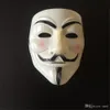 Feestelijke Vendetta Masker Anoniem Masker van Guy Fawkes Halloween Fancy Dress Costume White Yellow 2 Colors PH1