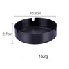 Stainless steel round ashtray 4 colors anti-drop thickened durable metal creative family restaurant hotel ashtray free shipping