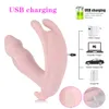 Sex strapless dildo vibrator för kvinnor trådlös fjärran vagian stimulering massage kvinnlig onani vibrator sex leksak för kvinnor y191218