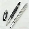 high quality black Roller ball pen / ballpoint pen with crystal head school office stationery fashion Write ink pens Gift