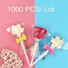 Transparentes sacos de OPP plástico para 1000pcs presente Pirulitos do bolinho Embalagem Sacos Wedding Party celofane saco / Lot