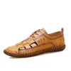 Nieuwe 2019 lente zomer rits heren loafers mode ademend mannen flats lederen casual schoenen ontwerpers mocassins heren schoenen maat 38-48