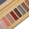 UCANBE 12 couleurs Palette d'ombres à paupières Kit de maquillage paillettes scintillantes poudre pigmentée mate longue durée cosmétiques pour les yeux nus 20 ensembles/lot DHL