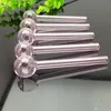 Pink thickening 10cm glass straight pot Wholesale Glass bongs Oil Burner Glass Water Pipes Oil Rigs Smoking Rigs