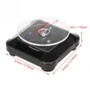 Organizzatore di gioielli 360 gradi Solar Showcase Turntable Watch Phone Jewelry Rotation Holder Box con LED Ring box A