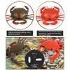 Trådlös infraröd fjärrkontroll Crab Electric Kid Toy, RC Djur, Prank Joke Trickery, Creative Christmas Birthday Boy Gift, 2-1