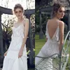 Nuovi abiti da sposa Limor Rosen 2020 con nappe bohémien Una linea con scollo a V in pizzo Abito da sposa Boho Sweep Train Abiti da sposa in chiffon da spiaggia