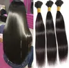 Brazilian Human Hair Bulk Straight Hair No Weft Soft Micro mini Braiding Bulks