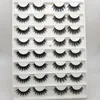 16 paires Multipack 3D Mink Hair Faux Coiffes Natural Wispy Fluffy Lashes Natural Eye Makeup Tools Faux Eye Lashes4226307