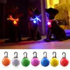 Ny LED Pet Collar Signal Dog Necklace Key Charm Dog Night Out Security Flashlight Cat Dog Outdoor Collar Festival Holiday Deor