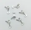 50 sztuk / partia Wine Glass Alloy Charms Wisiorki Retro Biżuteria Akcesoria DIY Antique Silver Wisiorek Dla Bransoletka Kolczyki Brelok 20 * 13mm