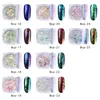 1pcs 1g Mirror Nail Glitters Set Pigment Manicure Nail Design Glitter Chrome Golden Silver Dust Powder Decoration Gel