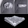 Abito classico nastro Paisley seta jacquard panciotto del fazzoletto dei gemelli Wedding Party Tie Vest uomini di trasporto veloce Set MJ-0103