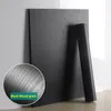 Wood grain wallpaper black furniture renovation stickers plain color PVC self-adhesive wallpaper cabinet waterproof wooden door