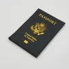 Ventas calientes Estuches de pasaporte americano Carteras Tarjeteros Funda Funda ID Titular Protector PU Cuero Viaje 16 colores cubierta de pasaporte wcw642