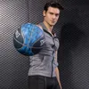 Hommes Quick Dry Cap Sweat À Capuche Sport Compression Fitness Shirt Gymming Running Basketball Football Veste 9006