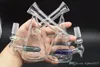 Colorful 14mm heady thick colorful glass oil rig Triangle Shape Glass tobacco water Bongs pipe With Diffused Downstem